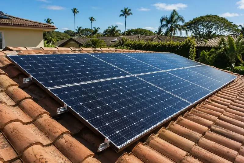 Installation de panneaux solaires à Estoher
